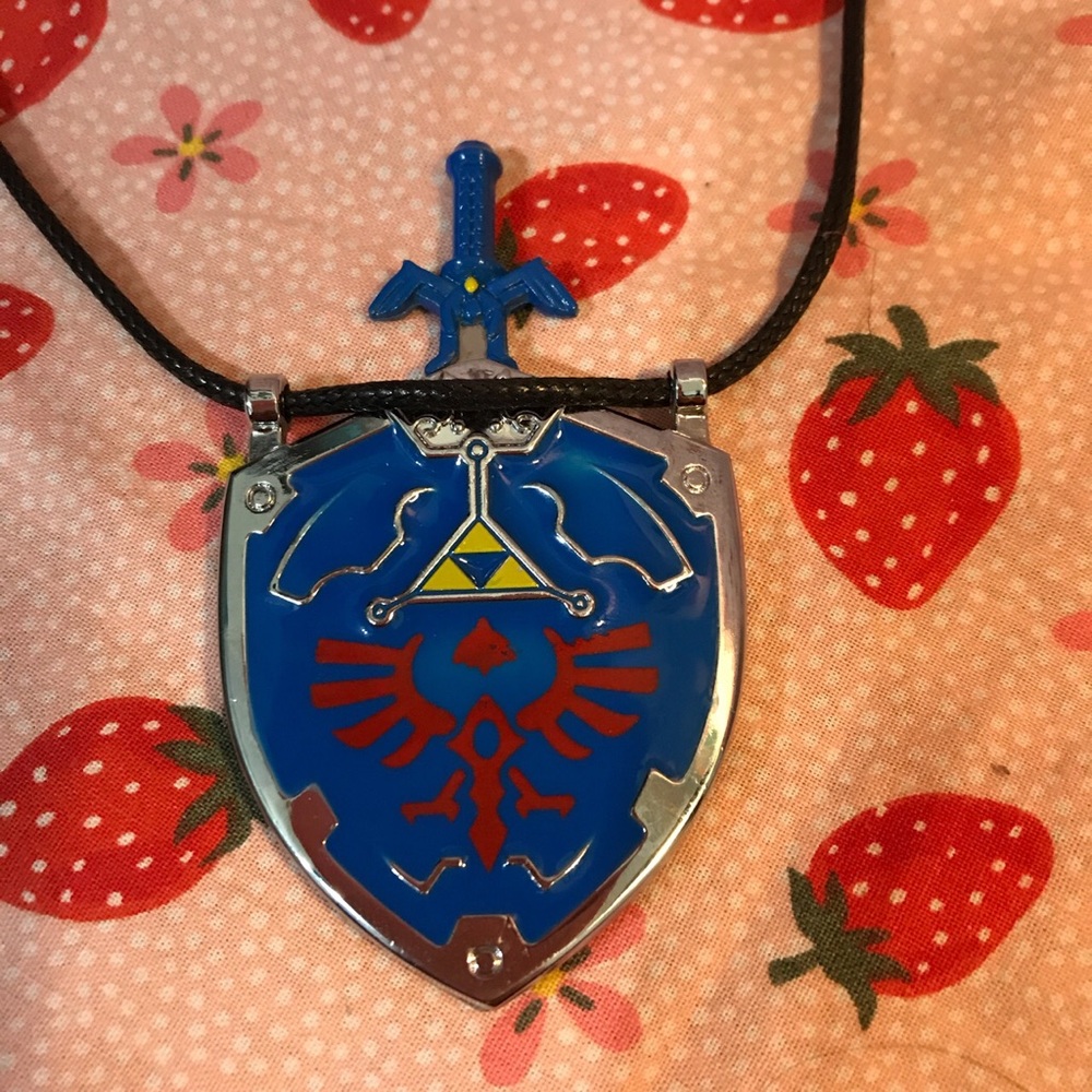 Legend of Zelda Hyrule sword necklace
